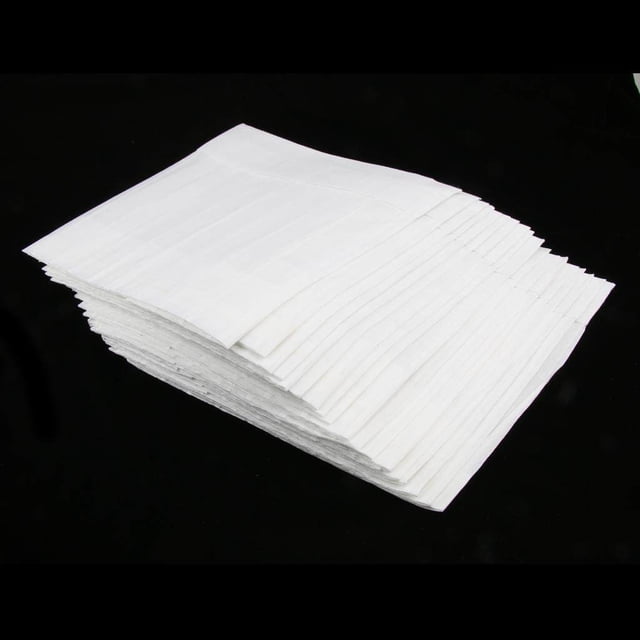 kurtrusly 20x Disposable Chef Hat Cook Cap Baker Food Serving White Flat 11 Inch