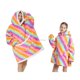 thumbnail image 1 of Sudadera con capucha a juego para la familia para mujer, manta de Sherpa de franela de felpa de gran tamaño, sudadera cálida para Halloween, ropa de casa gruesa para mujer, invierno, 1 of 4