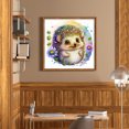 thumbnail image 3 of 2 piezas 5D DIY completo redondo taladro diamante pintura conjunto Animal Kit decoración del hogar FLhrweasw Nuevo, 3 of 9