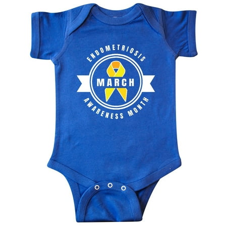

Inktastic March Endometriosis Awareness Month Gift Baby Boy or Baby Girl Bodysuit