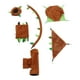 thumbnail image 5 of Nimomo Juego de hamacas para hámster de 6 uds., Hamaca Colgante Duradera para hámster, Juego de Cama cálida para Animales pequeños para hámster, Rata, Conejillo de Indias, Planeador de azúcar, 5 of 5