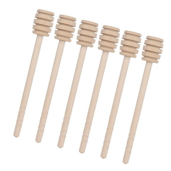 Honey Dipper Stick,10PCS Wood Honey Stick Honey Mixing Stick Honey Stirrer Rapid Response