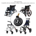 thumbnail image 3 of Roulette avant Solide pour Fauteuil Roulant, Roulette avant pour Fauteuil Roulant 8 Pouces Haute Résistance pour Marcheur, 3 of 7
