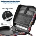 thumbnail image 4 of FORMRS Zipper Binder with Shoulder Strap 2-inch Ring 500 Sheet Capacity File Bag, Colorful Mandala Pattern, 4 of 5