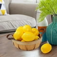 thumbnail image 4 of 12 Pieces Artificial Lemons, For Decoration Fake Fruit Bowl, 4 of 5