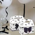 thumbnail image 5 of Topboutique Black Bow Favor Boxes 24 Pcs Paper Candy Box Foldable Gift Bags with Handle Goodie Box Candy Box Gift Boxes for Christmas Wedding Bridal Shower Birthday Party Supplies, 5 of 8