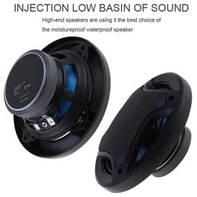 Phyun 2pcs 4 Inch 100W 3 Way Car Hifi Loud Speaker Coaxial Horn Auto Automobile Stereo Audio Music Full Range Frequency Loudspeaker
