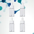 thumbnail image 5 of Botellas vacías de vidrio con cuentagotas de 4 piezas Sub botella transparente para cosméticos de aceites esenciales (100 ml), 5 of 5