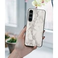 thumbnail image 5 of WIRESTER Shockproof Soft Rubber Cover Case for Samsung Galaxy S24 FE 6.7", Cream Stone Marble, 5 of 5