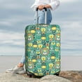 thumbnail image 7 of Susaid Animals with Leaf Print Elastic Washable Suitcase Cover with Hidden Zipper, Fits 18-32 Inch Luggage for Protection During Travel-Medium, 7 of 7