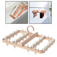 thumbnail image 2 of Tendedero plegable perfecl para ropa 24 Clips Rosa, 2 of 8