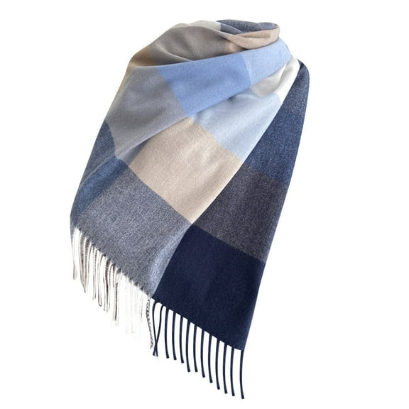 Womens Winter Scarf Women Fall Classic Tassel Plaid Warm Soft Chunky Large Blanket Wrap Shawl Scarves Winter Scarf