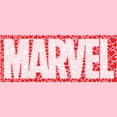 thumbnail image 2 of Girl's Marvel Heart Fill Logo  Graphic Tee Light Pink Medium, 2 of 4