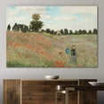 thumbnail image 2 of wall26 Canvas Wall Art - Famous Painting of Poppy Fieldby Claude Monet - Giclee Print Gallery Wrap Modern Home Art Ready to Hang - 32x48 inches, 2 of 4