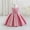 Pink, variant on SERTG Little Girls' Party Dress Sheer Paneled Skirt with Back Zipper Sleeveless Round Neck Princesse Outfit for 6 Months-4 Years(Pink,12 Months)