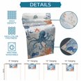 thumbnail image 6 of Coastal Blue Octopus Table Runner 72 Inches, Summer Nautical Marine Life Leaves Bed Runner Dresser Scarves Tabletop for Indoor Outdoor Parties/Ceremony/Banquet, 18" x 72", 6 of 9