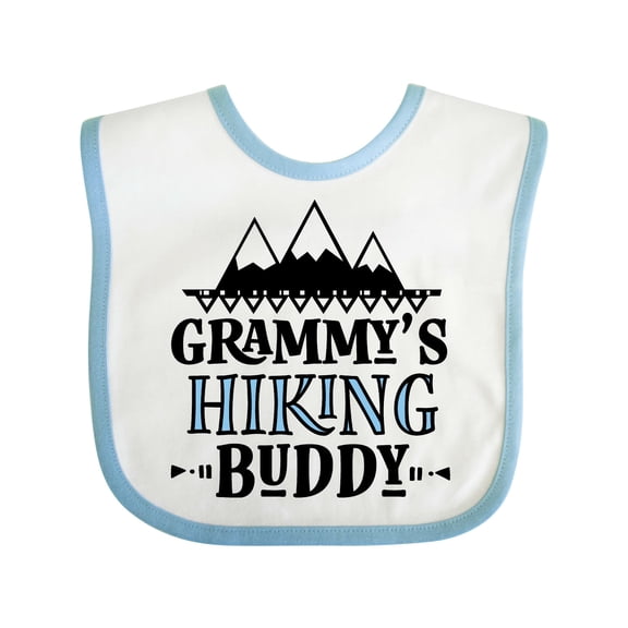 Inktastic Grammy Hiking Buddy Hiker Boys Baby Bib