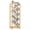 White & Gold, variant on Costway Tree Bookshelf 9-Tier Freestanding Bookcase Corner Narrow Display Shelf for Home White & Gold