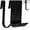 Black, variant on TrendMallOasis  6 Pcs J Hook for Wire Shelving 3.6 Inch Large Heavy Duty Metal Shelf Hooks for Wire Shelves Racks Closet Shelving Accessories