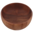 thumbnail image 4 of Shisuyan Rustic Wooden Bowl Teak Wood Heat Resistant Smooth Edges 1Pcs for Home Use, 4 of 9