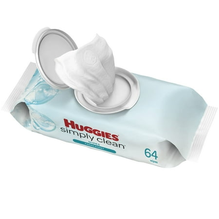 Huggies Hug Simply Clean Fresh 64ct Rf