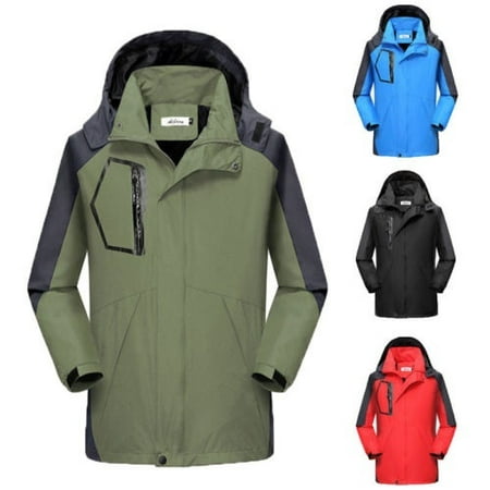 Men´s Winter Warm Duck Down Jacket Ski Jacket Snow Hooded Coat Climbing