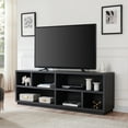 thumbnail image 2 of Evelyn&Zoe Bowman Rectangular TV Stand for TV's up to 75", Charcoal Gray, 2 of 6