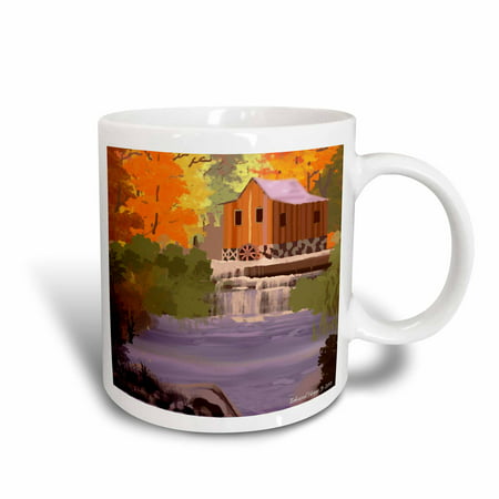 3dRose New England Fall Foliage, Ceramic Mug,