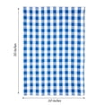 thumbnail image 5 of Arkwright 6 Pack of Buffalo Plaid Kitchen Towels - 20 x 30 - Blue & White, 5 of 6