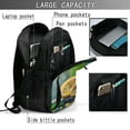 thumbnail image 4 of Pofeuu Fresh Passion Fruit Still Life Print Storage Laptop Backpack with USB Charging Port[Water Resistant] College Computer Bookbag Fits, 4 of 7