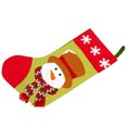 thumbnail image 3 of 1pc Santa Stocking Filler Christmas Stockings Candy Gift Holder Red Snowman, 3 of 9