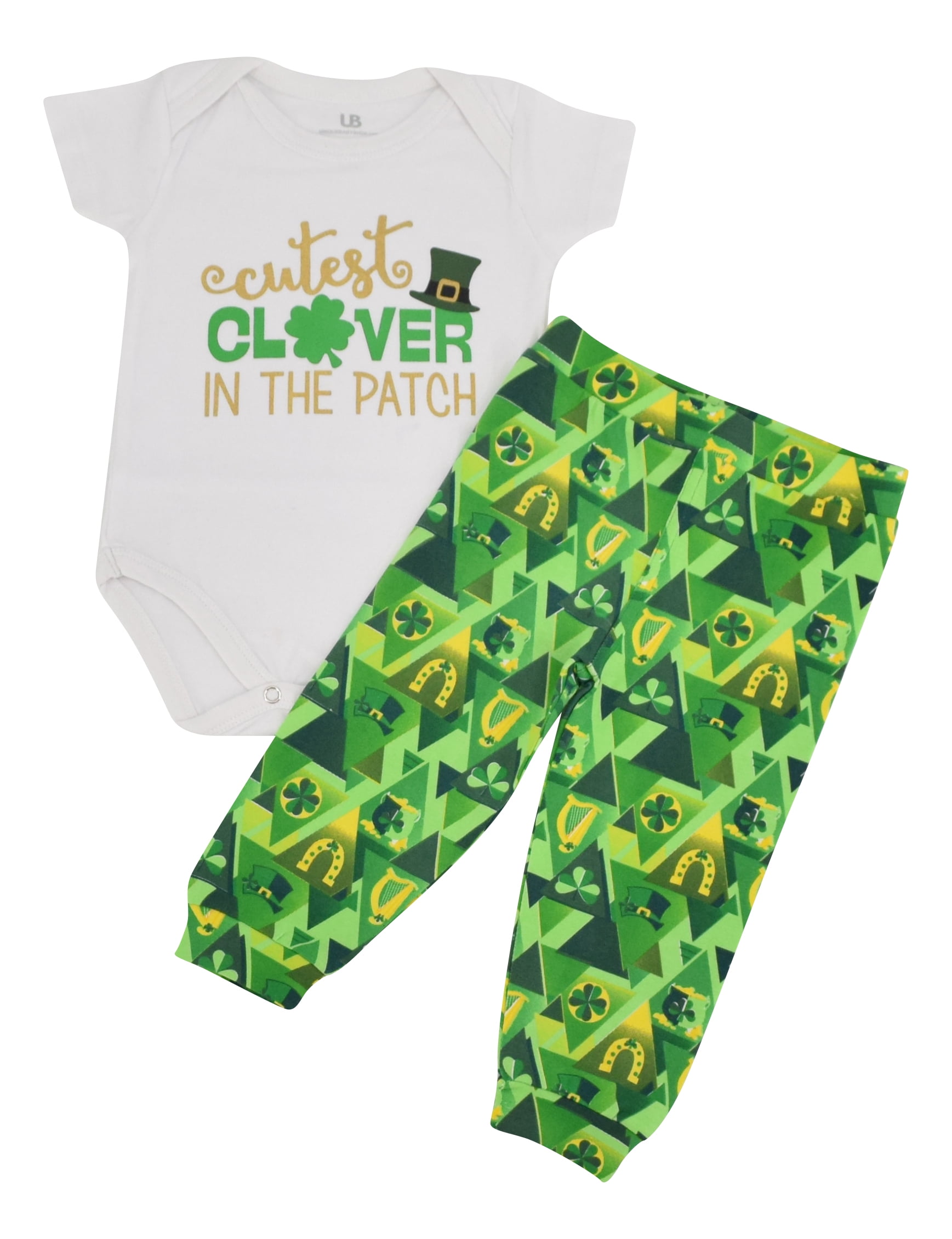 baby st patrick's day pajamas