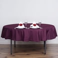 thumbnail image 5 of BalsaCircle 90" Round Polyester Tablecloth Table Cover Linens for Wedding Party Events Home Kitchen Dining, 5 of 6