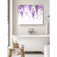 thumbnail image 6 of Wisteria Flowers Wall Art for Living Room,Canvas Picture Wall Decor for Bathroom Bedroom,Purple Floral Warercolor Summer Painting Artwork for Office Kitchen Hallway Dining Room Home Decor 24"x32", 6 of 8