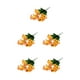 thumbnail image 1 of Decoraciones para interiores y exteriores flores artificiales Billuyoard 3 piezas color naranja, 1 of 6