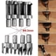 thumbnail image 3 of 8 Uds. Cortador de fresado con tapa final, herramienta de corte de madera, brocas de enchufe para madera, brocas de 6mm / 10mm / 13mm / 16mm, 3 of 4
