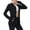Black, variant on FUZHIQ Women's UPF 50 Sun Protection Hooded Jacket Loose Fit Cooling Lightweight Long Sleeve Full Zip UV Sun Shirt for Daily Wear Beach Travel,L