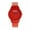 Red, variant on Crayo Splat Leatherette Strap Watch - Green