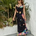 thumbnail image 3 of Cute Planet Cat Sleeveless Dress Woman Fashion Long Dresses Women's Summer Suit Dress 2025, 3 of 7