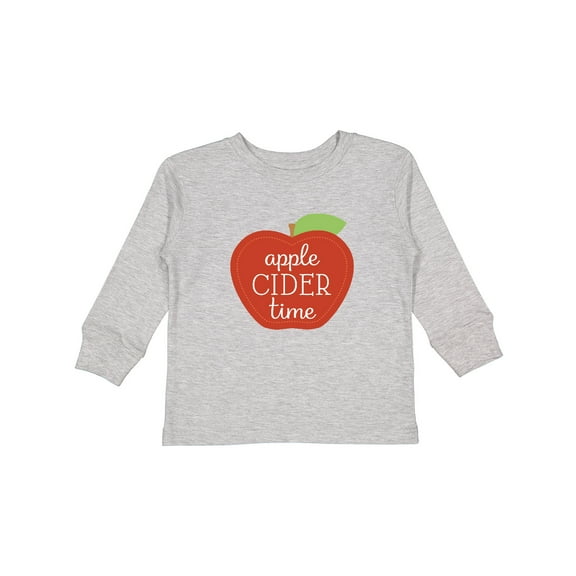 Inktastic Apple Cider Time Autumn Boys or Girls Long Sleeve Toddler T-Shirt