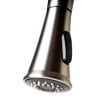 Brushed Nickel Square Gooseneck Pull Down Kitchen Faucet