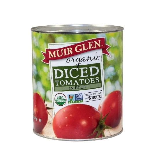 Muir Glen Organic Diced Tomatoes, 102 Ounce, 6 Per Case