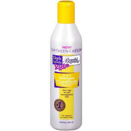 Soft Sheen Carson Dark and Lovely Beautiful Beginnings Kids 2-In-1 Shampoo + Conditioner, 8.5 oz