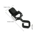 thumbnail image 2 of unbranded 2Ud Para De Asiento De Con Material ABS Reforzado Y Uso Frontal Y Trasero, 2 of 8