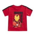 thumbnail image 3 of Marvel Avengers Boys' 4-Pack T-Shirts - Iron Man, Captain America, Hulk - Multicolor, 3 of 9
