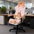 thumbnail image 5 of FUIALDOLG Tulip Cute Cat Colorful Eggs Gaming Chair Covers Set of 4,Elastic Breathable Office Chair Cover with Armrest Covers Protector Washable Non-slip Desk Chairs Slipcover for Home,Office, 5 of 9