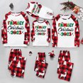 thumbnail image 2 of Penkiiy Pyjamas de Noël pour Famille Ensemble Assorti, Pyjamas de Noël à Carreaux Rouges pour Femmes Hommes Enfants Rouge 2TG, 2 of 6