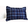 thumbnail image 4 of Queen Size Mocassi Winter Warm Bed Comforter Set - Heavy Weight Plaid, Micromink Sherpa-Backing, 3-Piece, 4 of 6