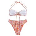 thumbnail image 2 of WILLBEST Trajes de Baño Mujer Completo Conjunto de Bikini de Dos Piezas Con Estampado Floral Sexy Para Mujer Para Playa, 2 of 8