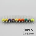 thumbnail image 5 of 10Pcs/Set 0.3-1.2Mm Tungsten Steel Drill Bits Pcb Print Circuit Board Drill Bit, 5 of 6